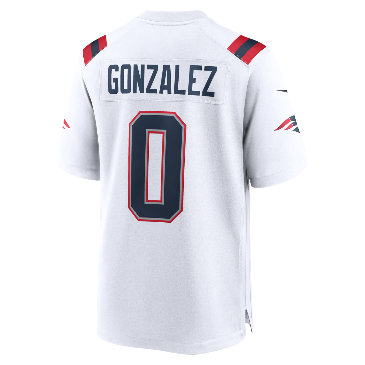 New England Patriots Christian Gonzalez Nike Navy Team Game Jersey