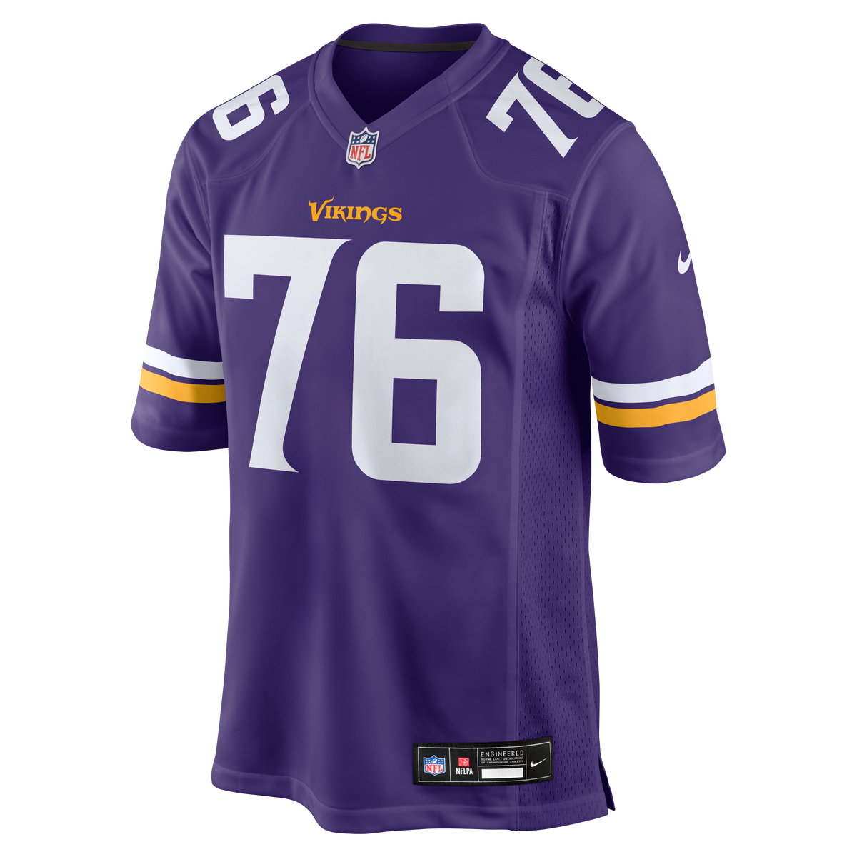 Minnesota Vikings Will Fries Nike Purple Team Game Jersey
