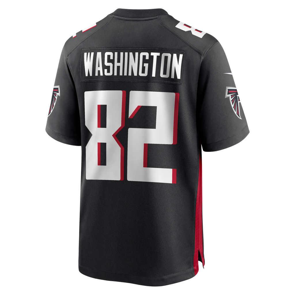 Atlanta Falcons Casey Washington Nike Black Team Game Jersey