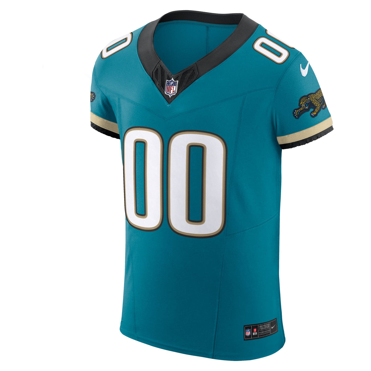 Jacksonville Jaguars Nike Teal Alternate Vapor F.U.S.E. Elite Custom Jersey