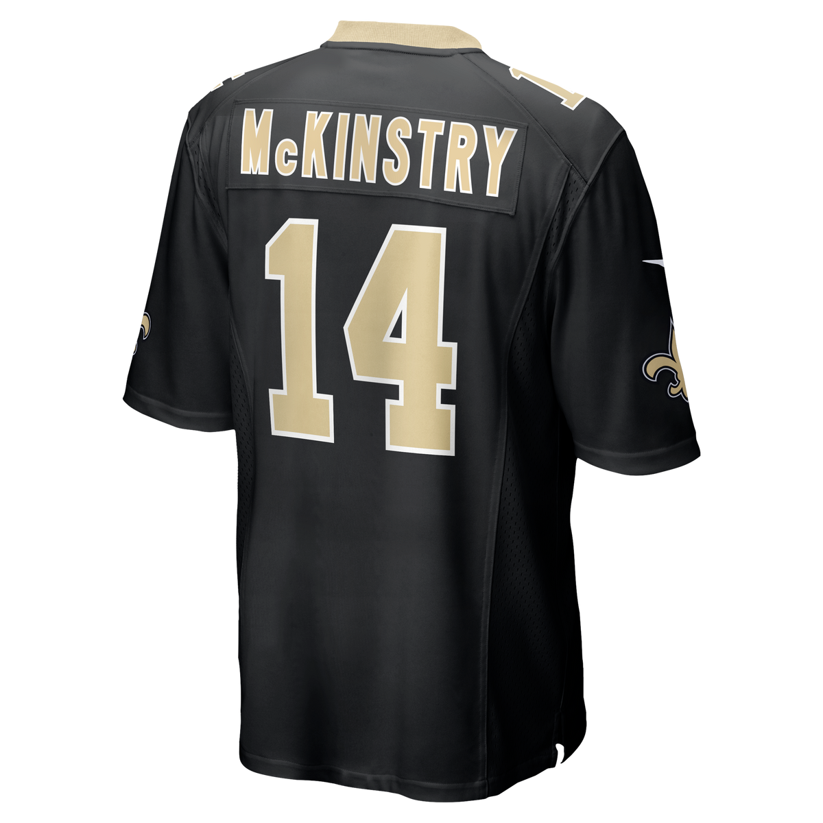 New Orleans Saints Ga'Quincy McKinstry Nike Black Player Game Jersey