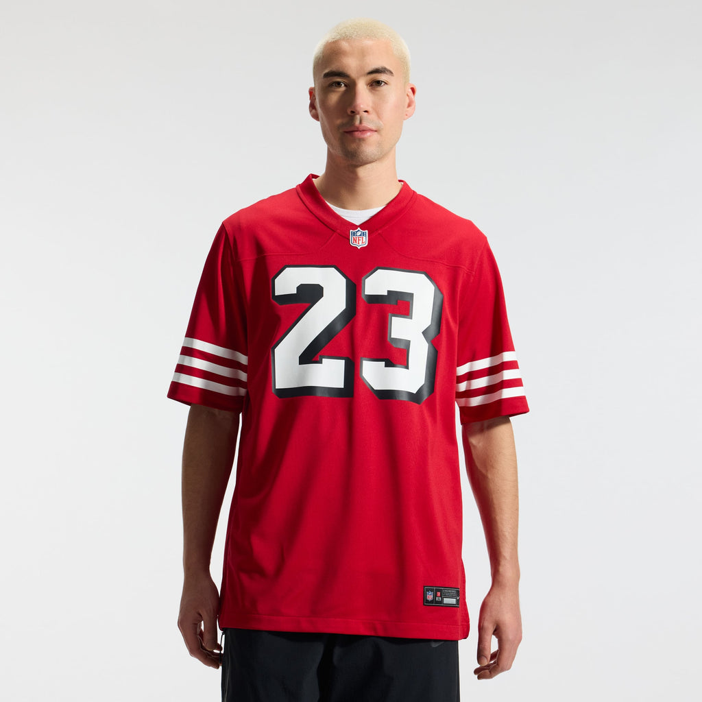 San Francisco 49ers Christian McCaffrey Nike Scarlet Alternate Game Player Jersey