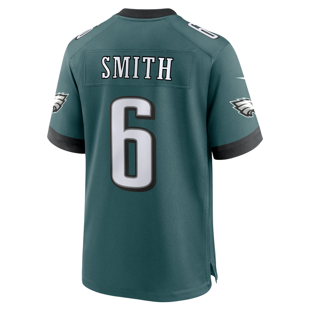 Philadelphia Eagles DeVonta Smith Nike Midnight Green Team Game Jersey