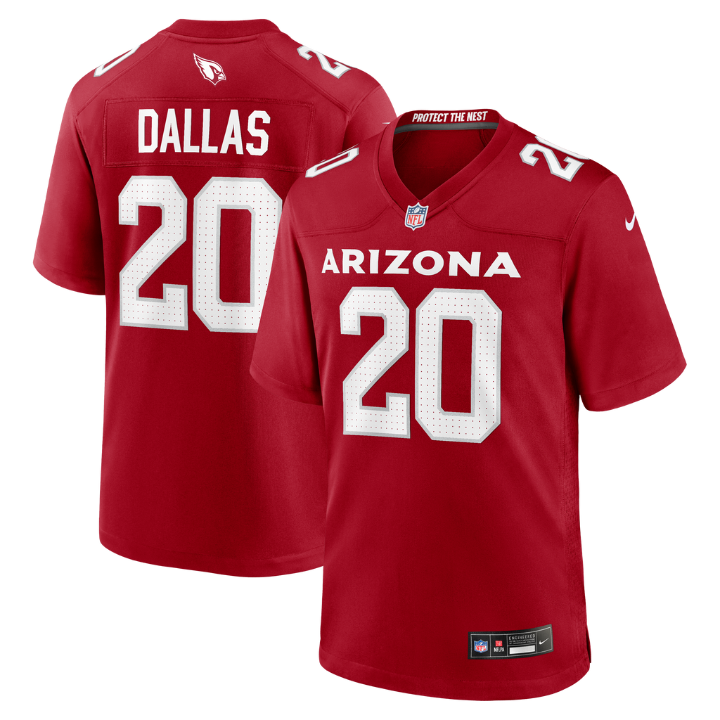 Arizona Cardinals DeeJay Dallas Nike Cardinal Team Game Jersey