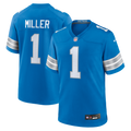 Detroit Lions Blake Miller Nike Blue Team Game Jersey