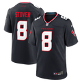Houston Texans Cade Stover Nike Navy Team Game Jersey