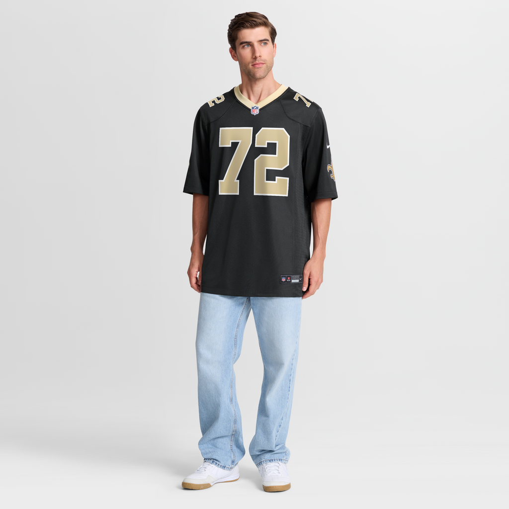 New Orleans Saints Asim Richards Nike Black Team Game Jersey