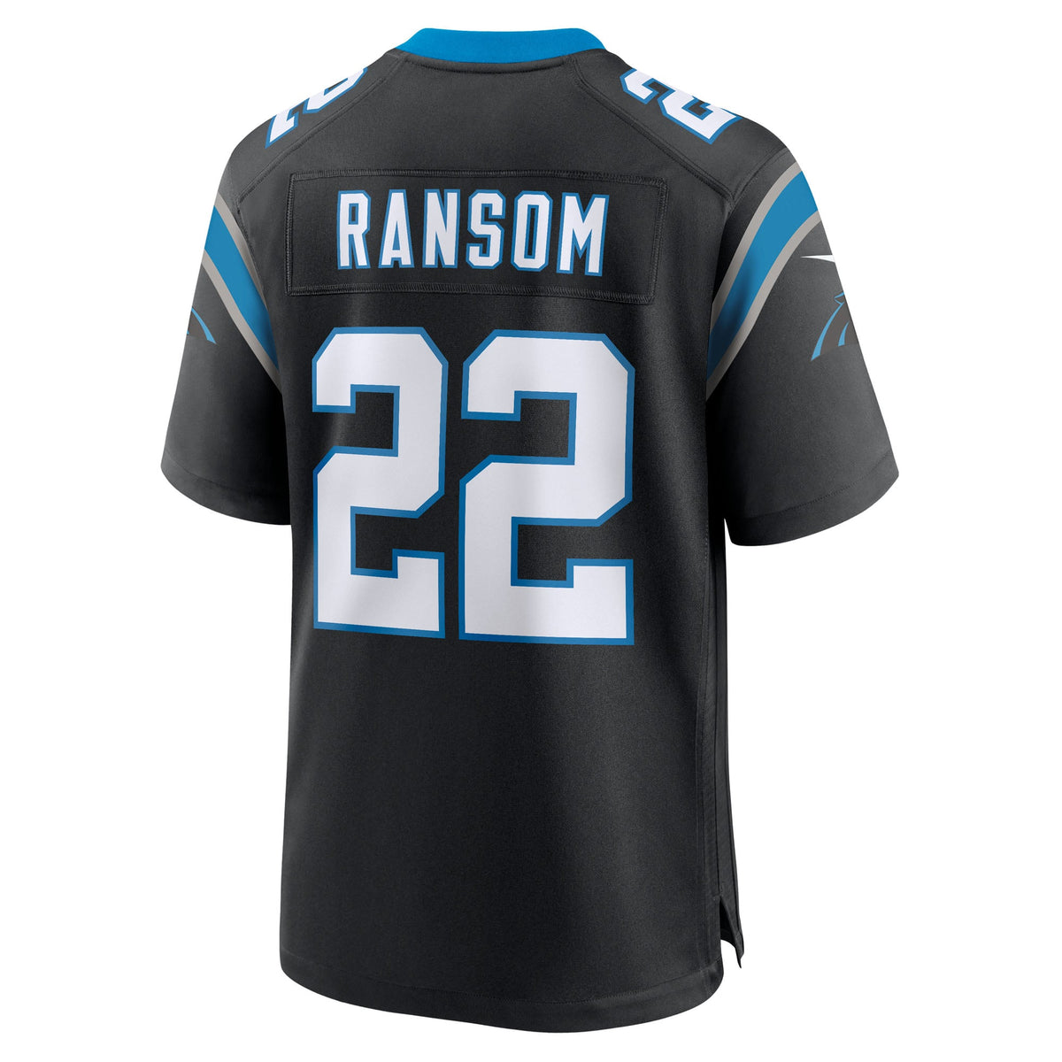 Carolina Panthers Lathan Ransom Nike Black Team Game Jersey