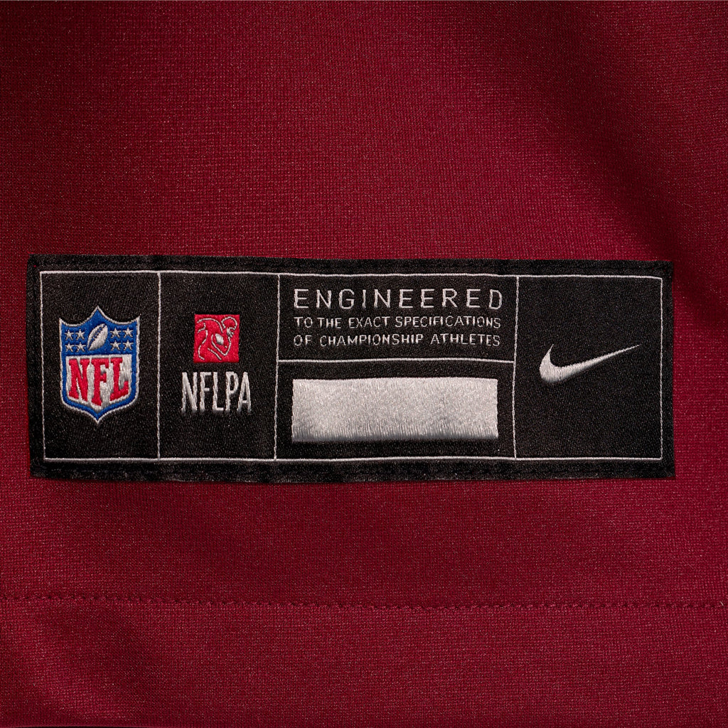 Washington Commanders Deatrich Wise Jr. Nike Burgundy Team Game Jersey