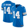 Detroit Lions Amon-Ra St. Brown Nike Blue Vapor F.U.S.E. Limited Jersey