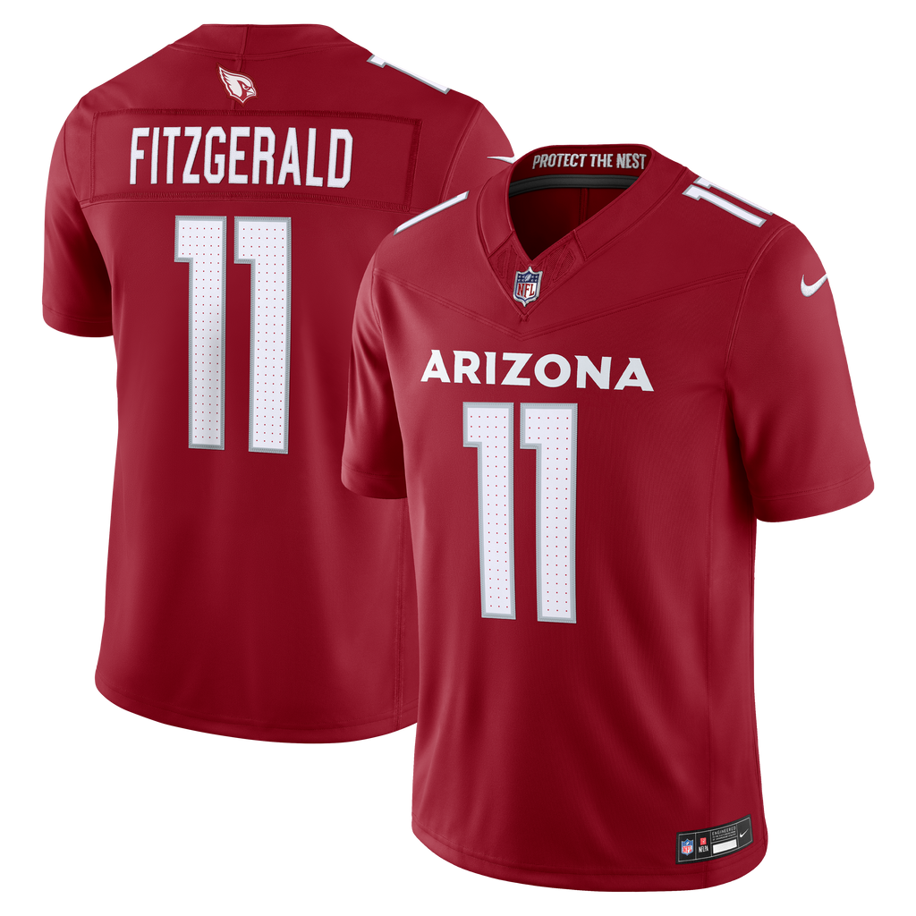 Arizona Cardinals Larry Fitzgerald Nike Cardinal Vapor F.U.S.E. Stitched Retired Limited Jersey