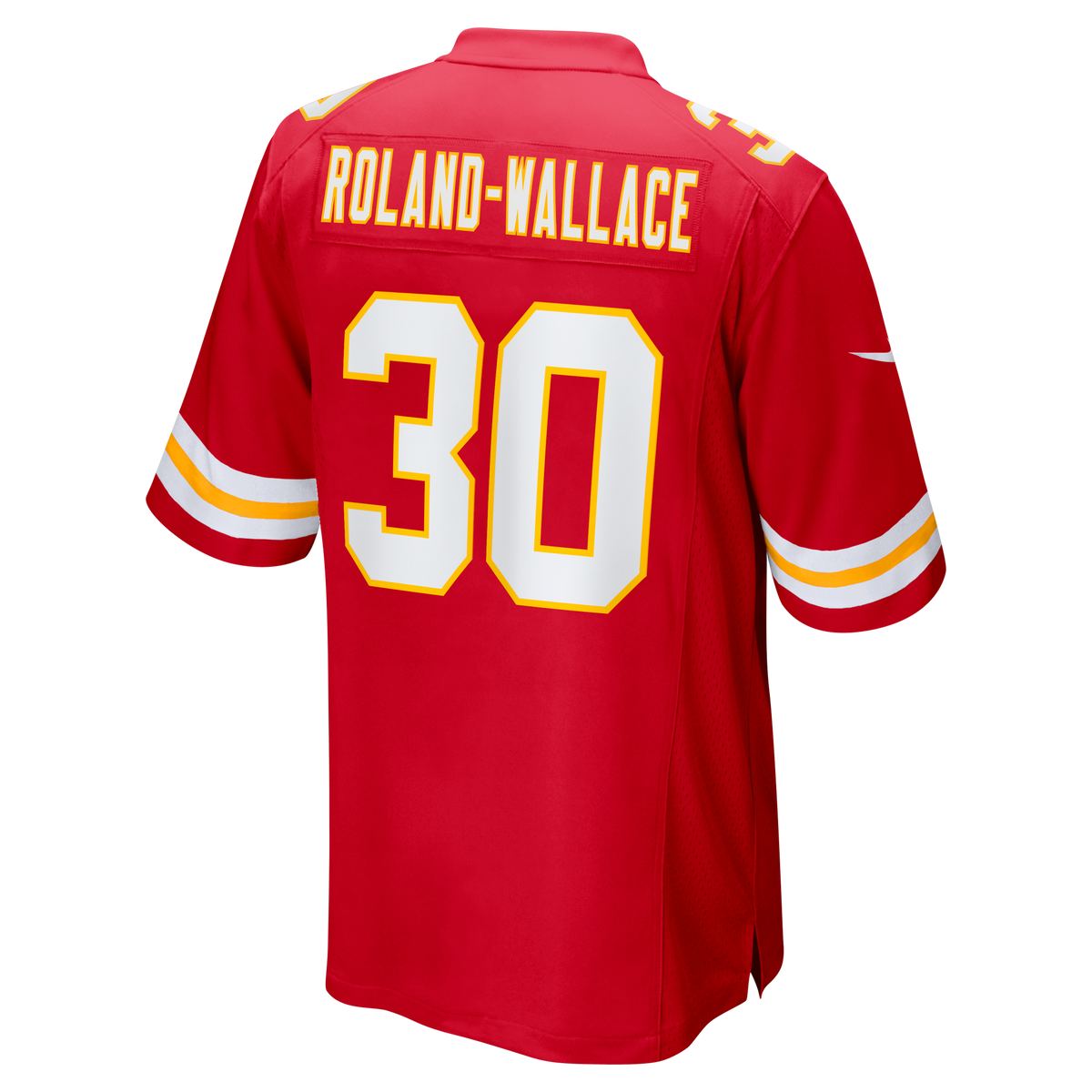 Kansas City Chiefs Chris Roland-Wallace Nike Red Game Jersey