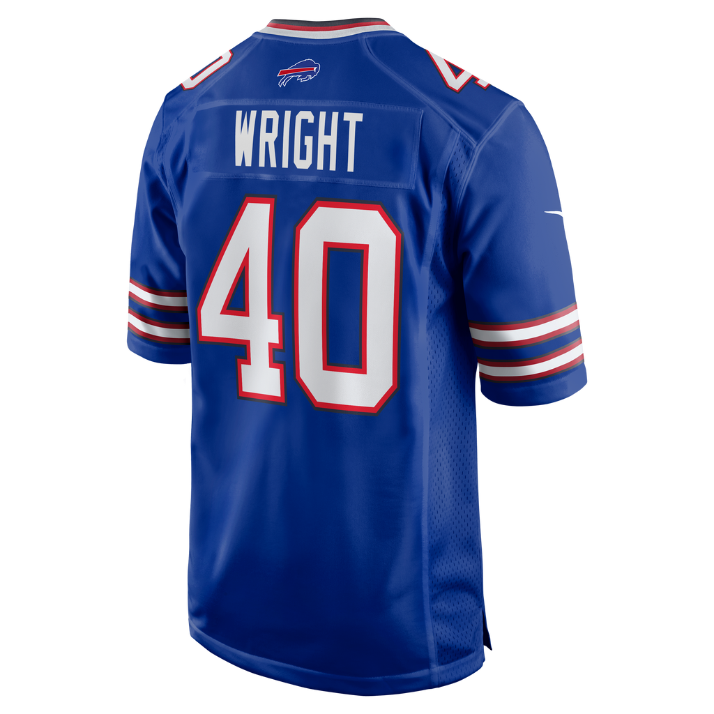 Buffalo Bills Matthew Wright Nike Royal Team Game Jersey