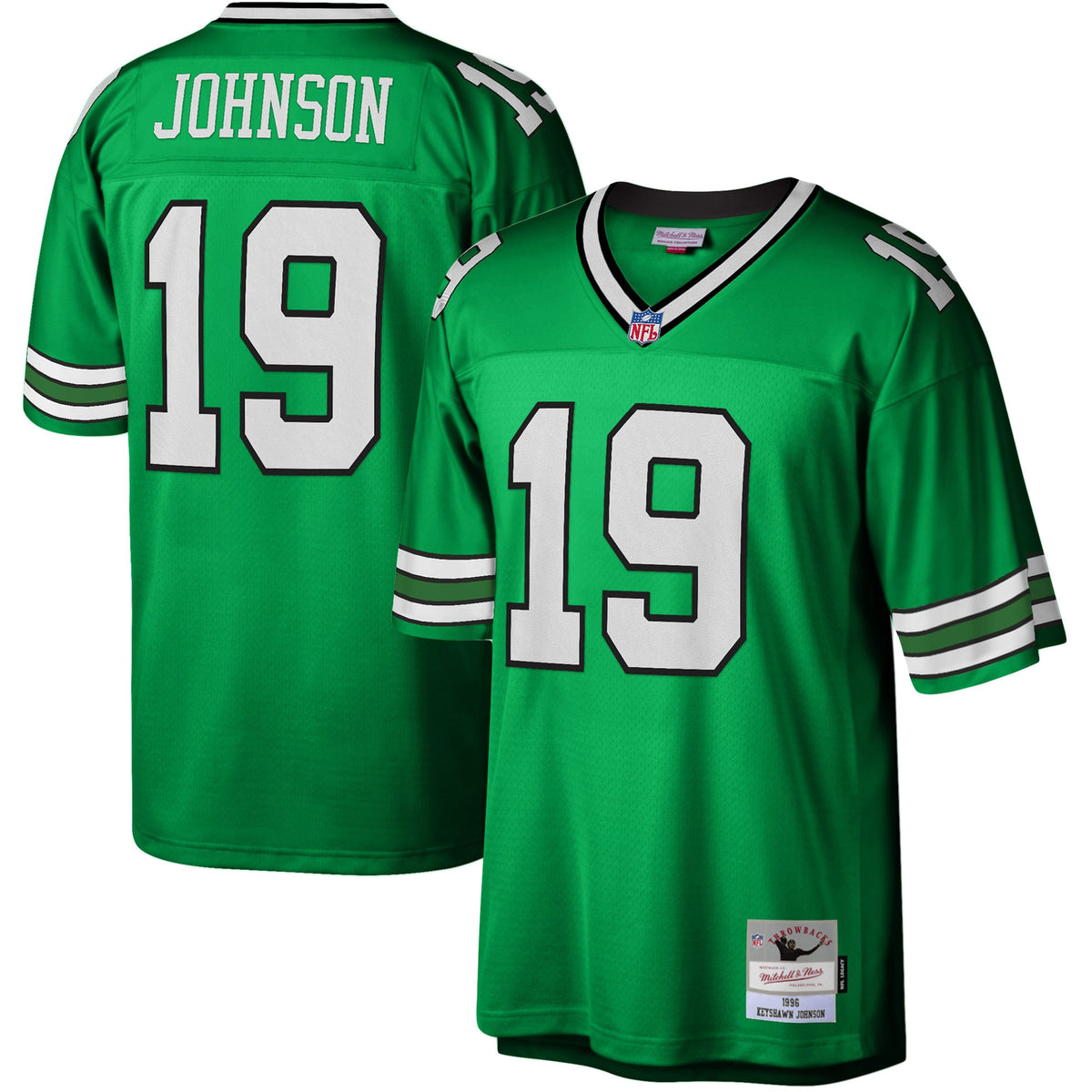 New York Jets Keyshawn Johnson Mitchell & Ness Green Legacy Replica Jersey