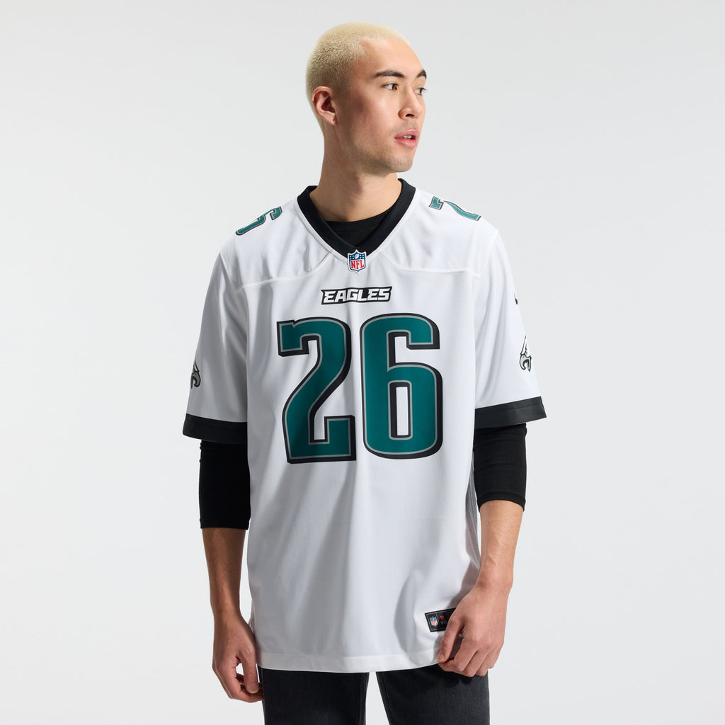 Philadelphia Eagles Saquon Barkley Nike Midnight Green Team Game Jersey