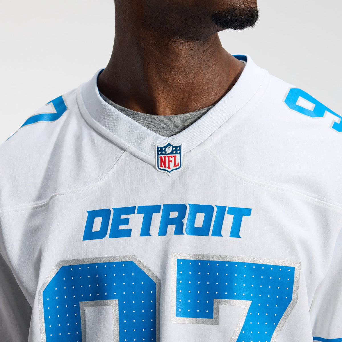 Detroit Lions Aidan Hutchinson Nike Blue Game Jersey