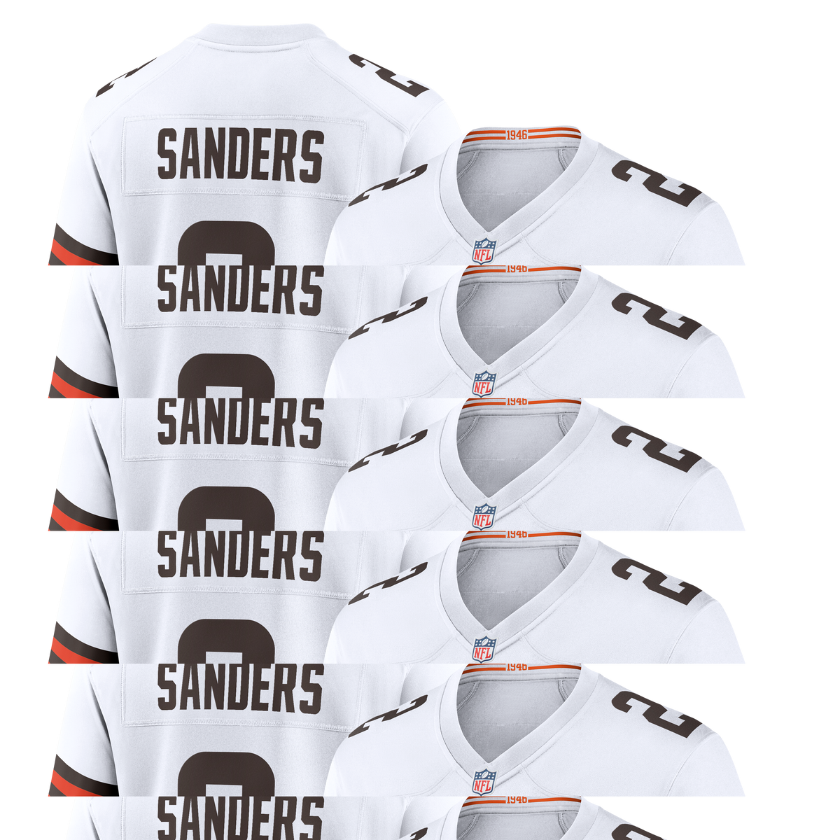 Cleveland Browns Shedeur Sanders Nike Brown Game Jersey