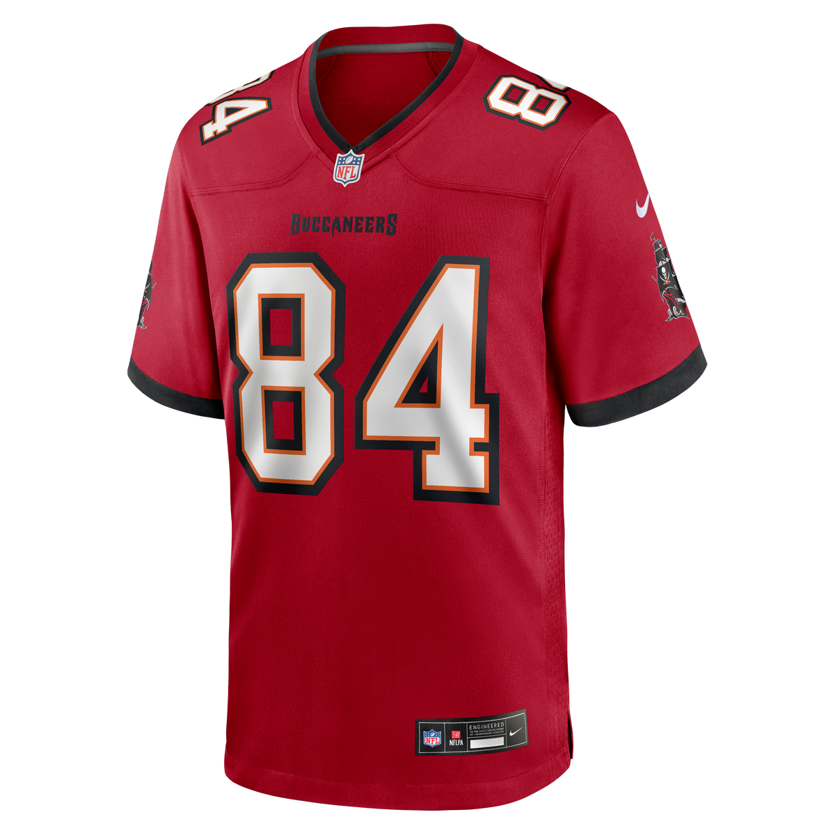 Tampa Bay Buccaneers Bauer Sharp Nike Red Team Game Jersey
