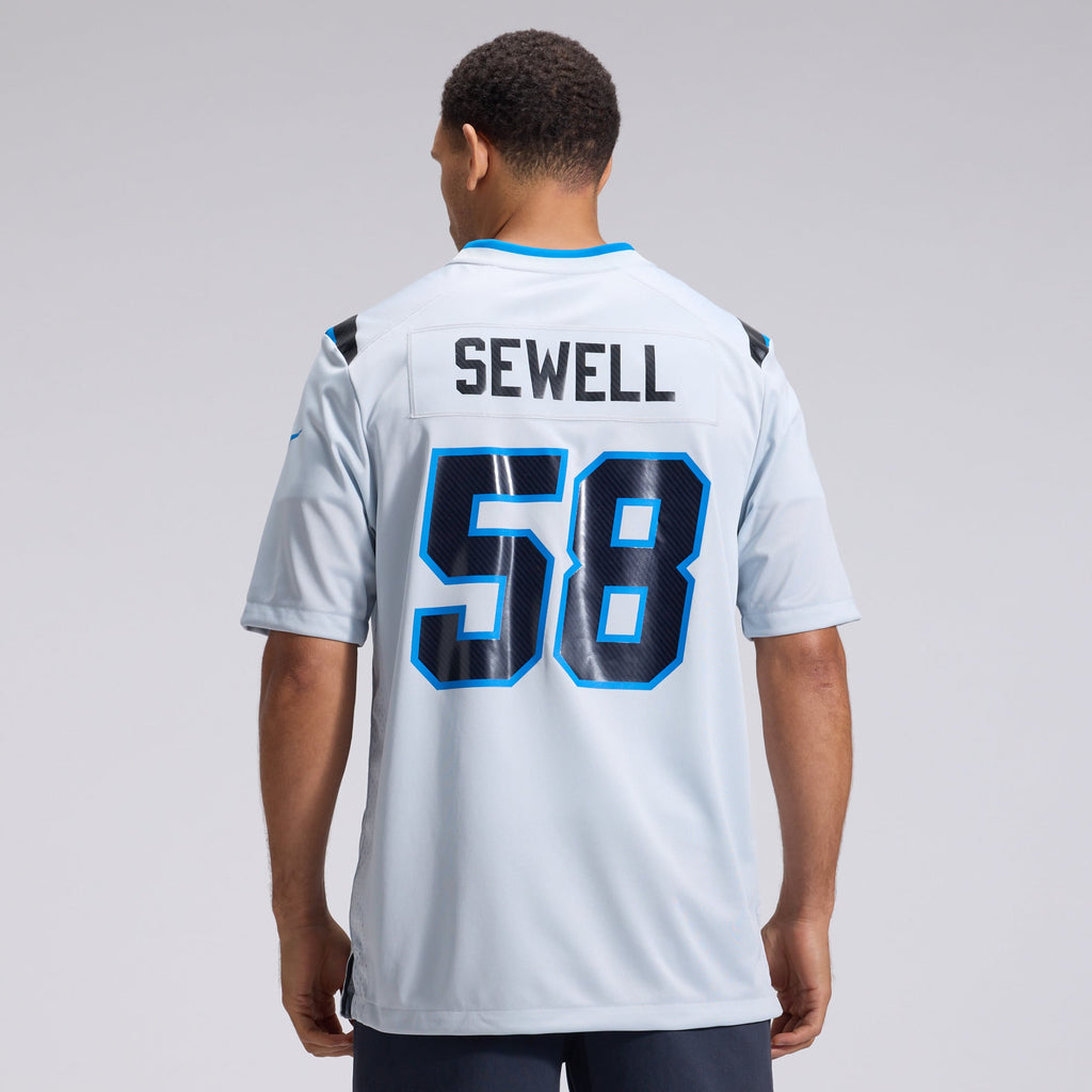 Detroit Lions Penei Sewell Nike Silver 2026 Rivalries Collection Game Jersey