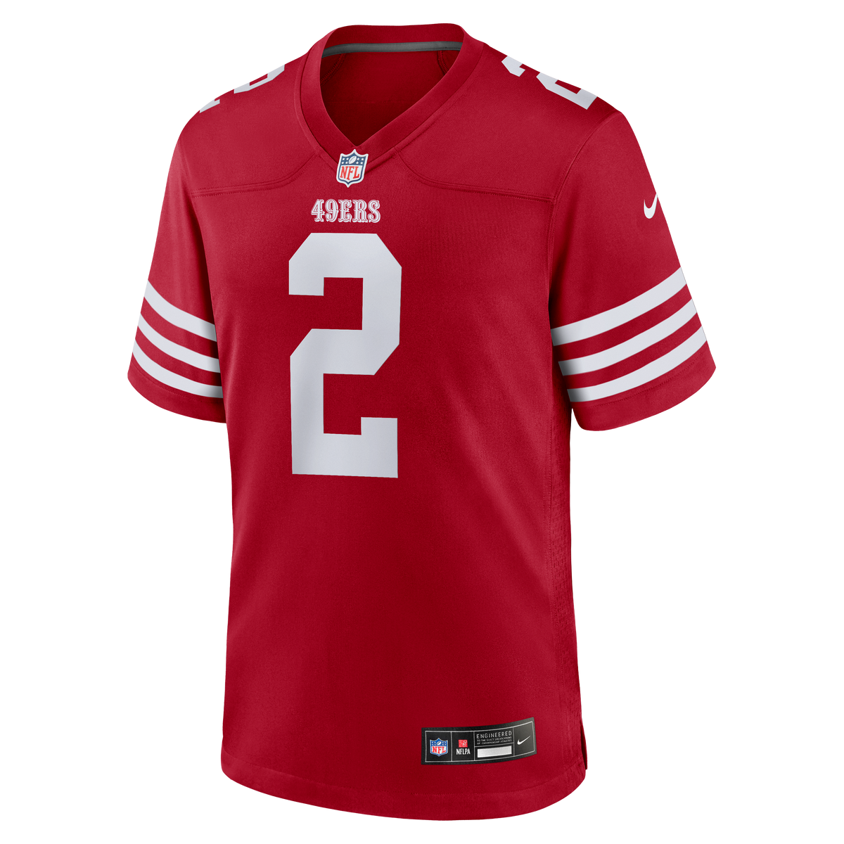 San Francisco 49ers Deommodore Lenoir Nike Scarlet Game Jersey
