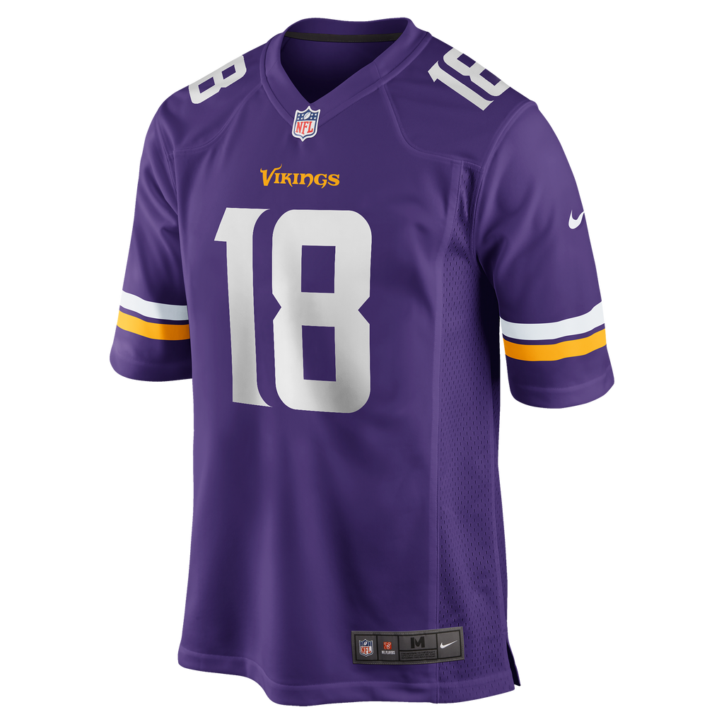 Minnesota Vikings Justin Jefferson Nike Purple Player Game Jersey