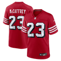 San Francisco 49ers Christian McCaffrey Nike Scarlet Alternate Game Player Jersey