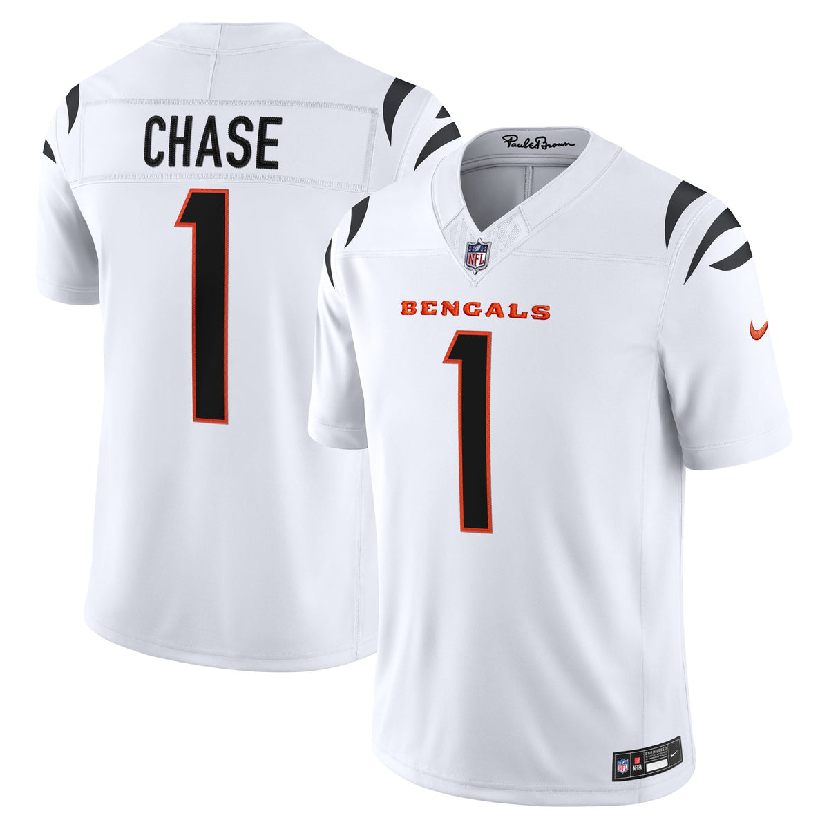 Cincinnati Bengals Ja'Marr Chase Nike Black Team Vapor F.U.S.E. Stitched Limited Jersey