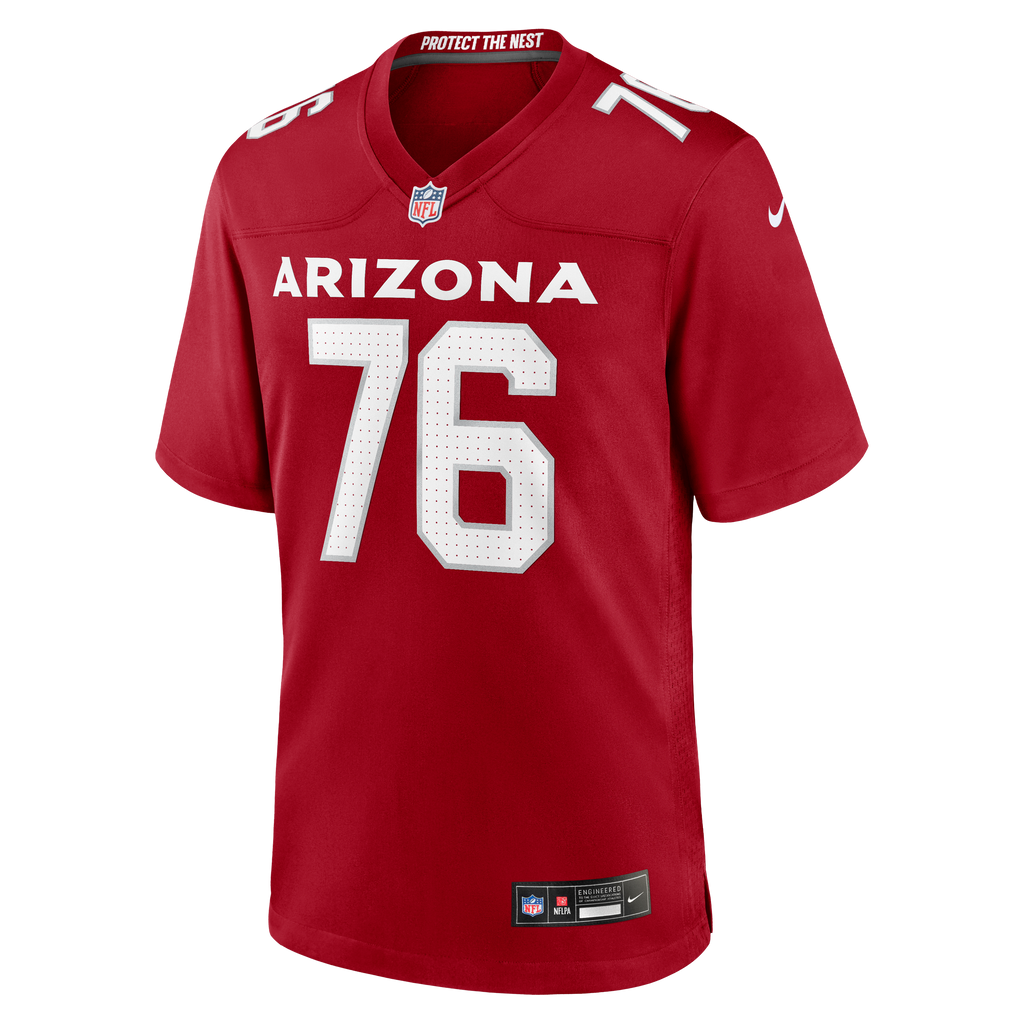 Arizona Cardinals Will Hernandez Nike Cardinal Team Game Jersey