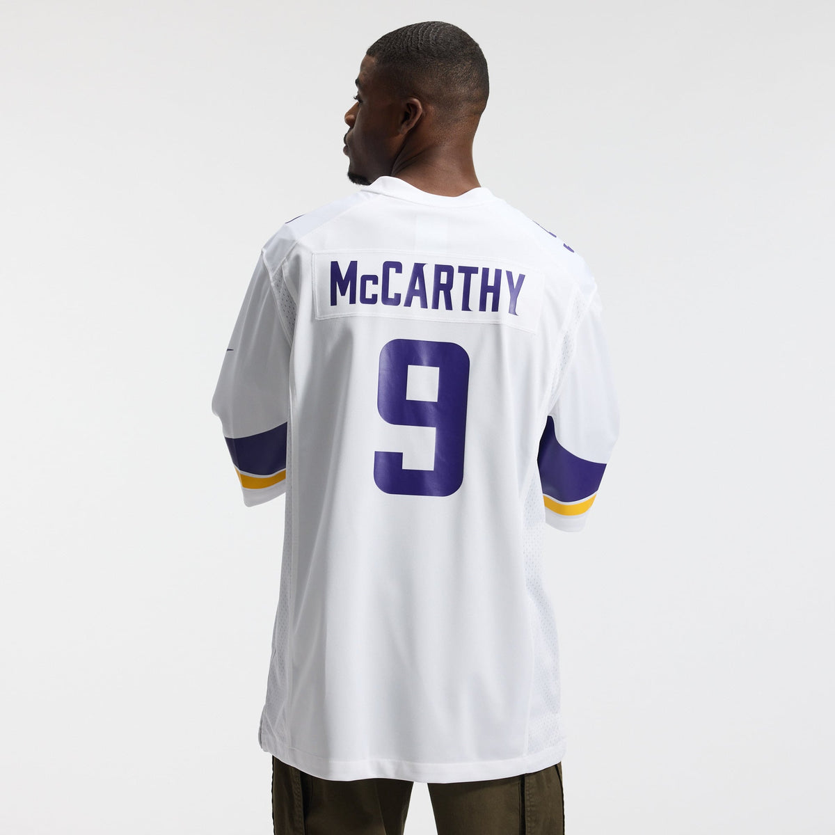 Minnesota Vikings J.J. McCarthy Nike White Game Jersey