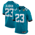 Jacksonville Jaguars Foyesade Oluokun Nike Teal Game Player Jersey
