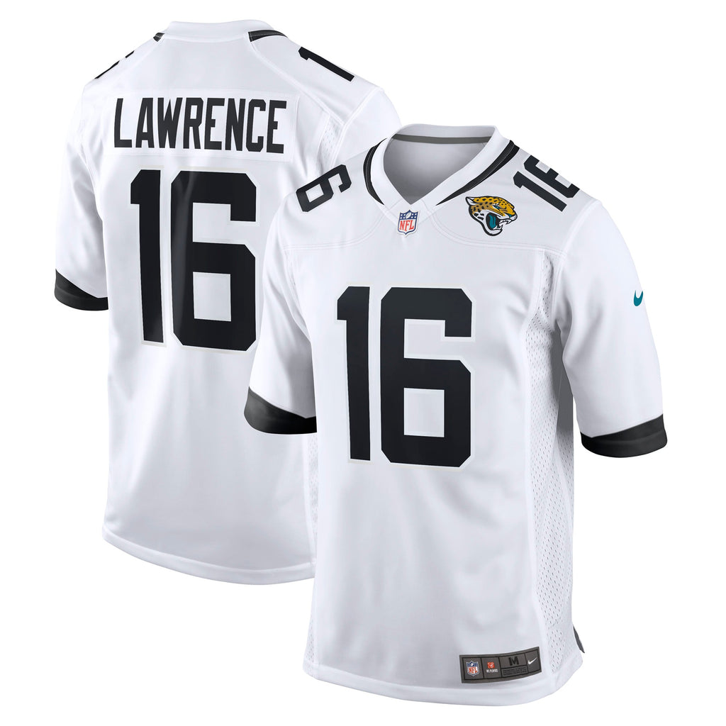 Jacksonville Jaguars Trevor Lawrence Nike White Game Jersey