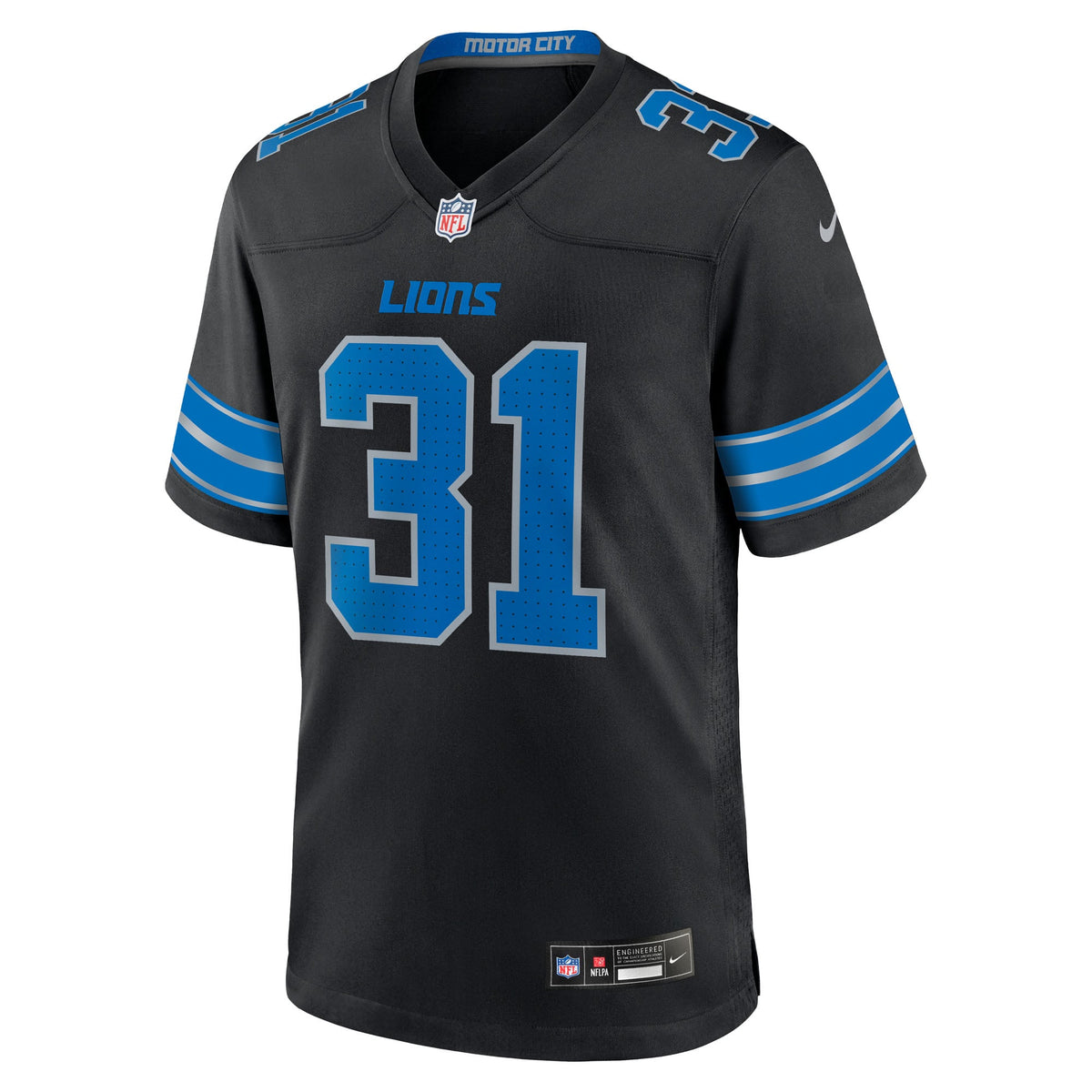 Detroit Lions Kerby Joseph Nike Blue Team Game Jersey