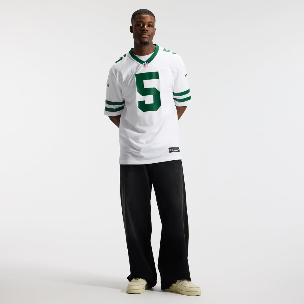 New York Jets Garrett Wilson Nike Legacy White Game Jersey