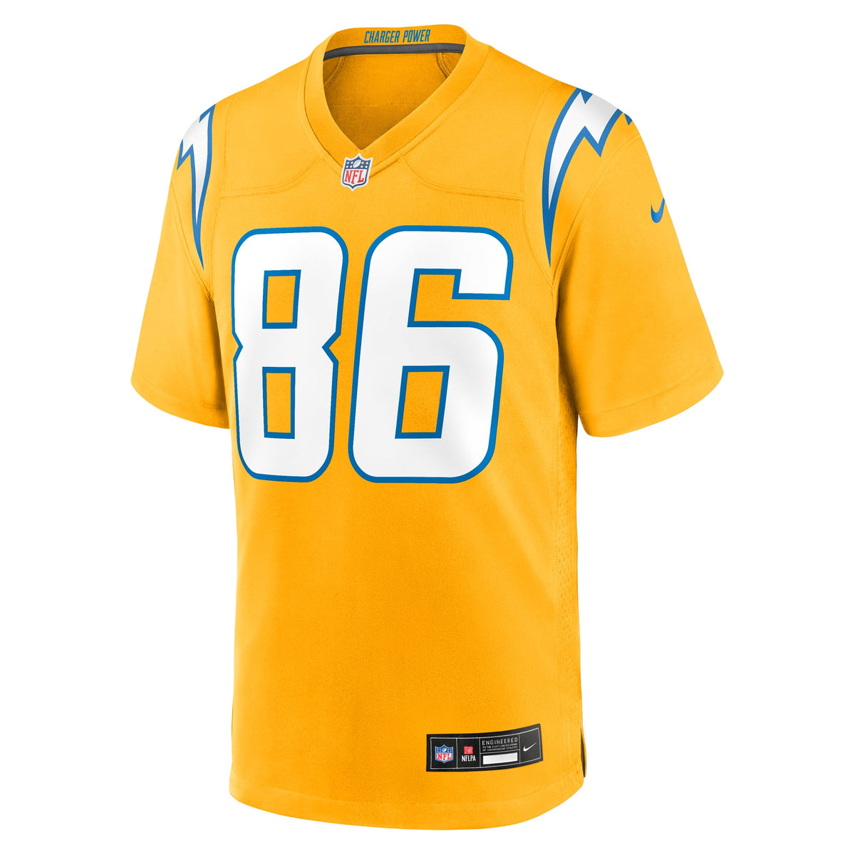 Los Angeles Chargers Oronde Gadsden Nike Navy Alternate 2 Super Chargers Game Jersey
