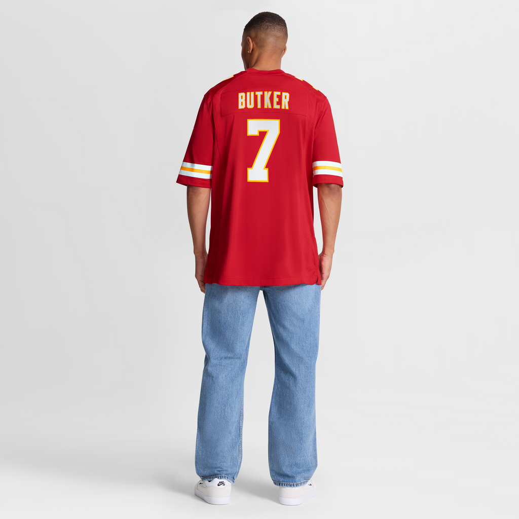 Kansas City Chiefs Harrison Butker Nike Red Game Jersey