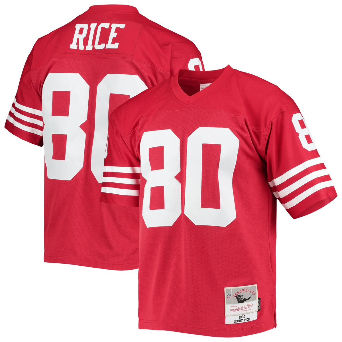 San Francisco 49ers Jerry Rice Mitchell & Ness White Legacy Replica Jersey