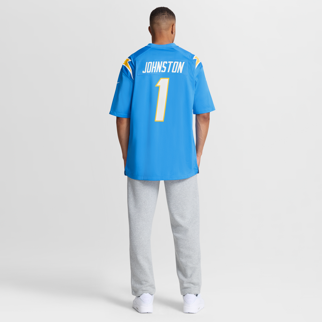 Los Angeles Chargers Quentin Johnston Nike Navy Alternate Super Chargers Game Player Jersey