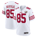 San Francisco 49ers George Kittle Nike White 80th Anniversary Game Jersey
