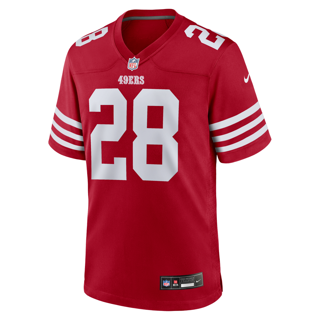 San Francisco 49ers Darrell Luter Jr. Nike Scarlet Game Jersey