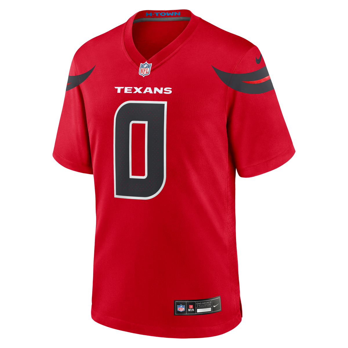 Houston Texans Azeez Al-Shaair Nike Red Alternate Game Jersey