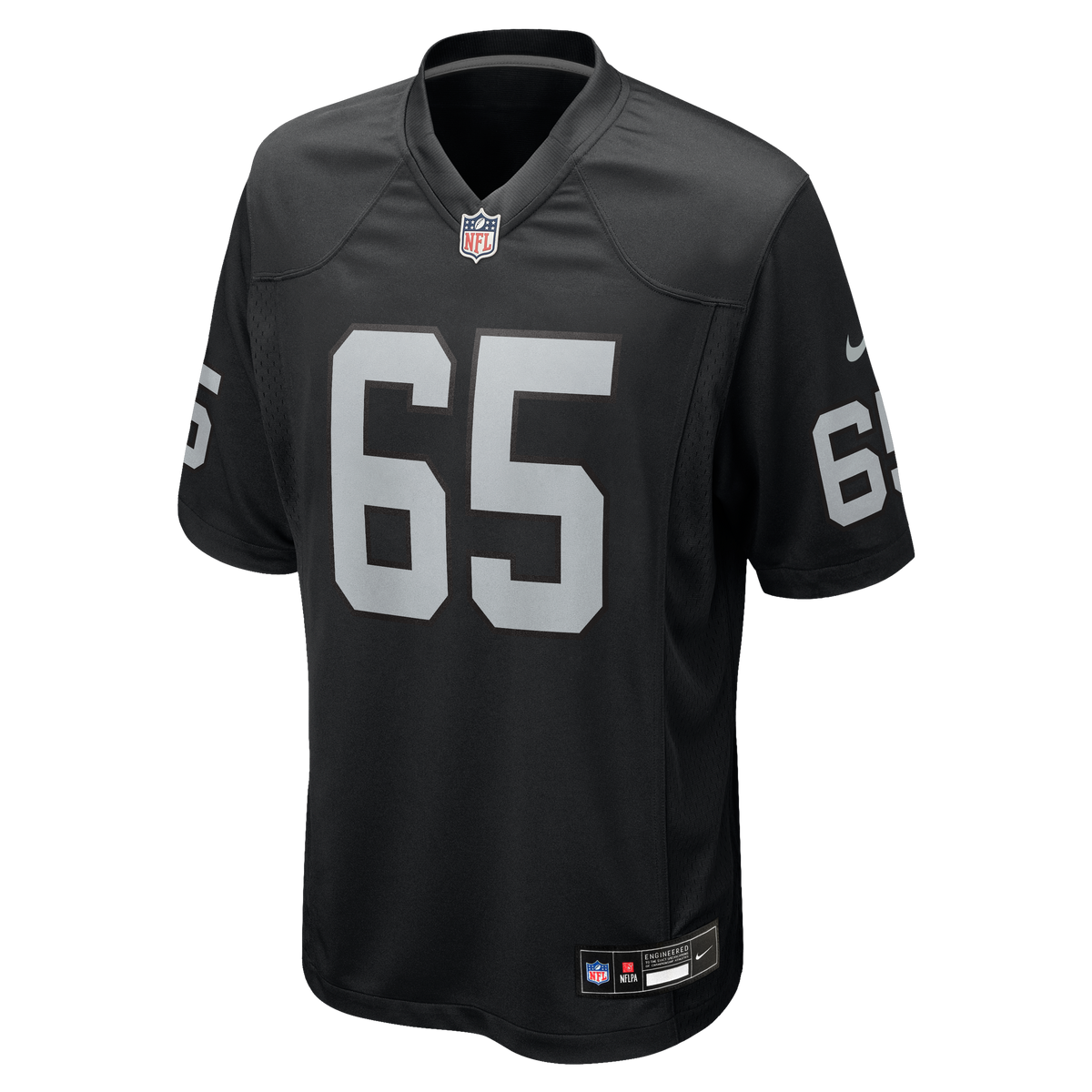 Las Vegas Raiders Tyler Linderbaum Nike Black Team Game Jersey