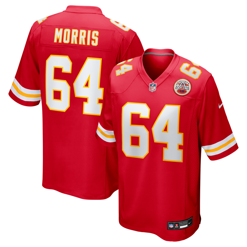 Kansas City Chiefs Wanya Morris Nike Red Game Jersey