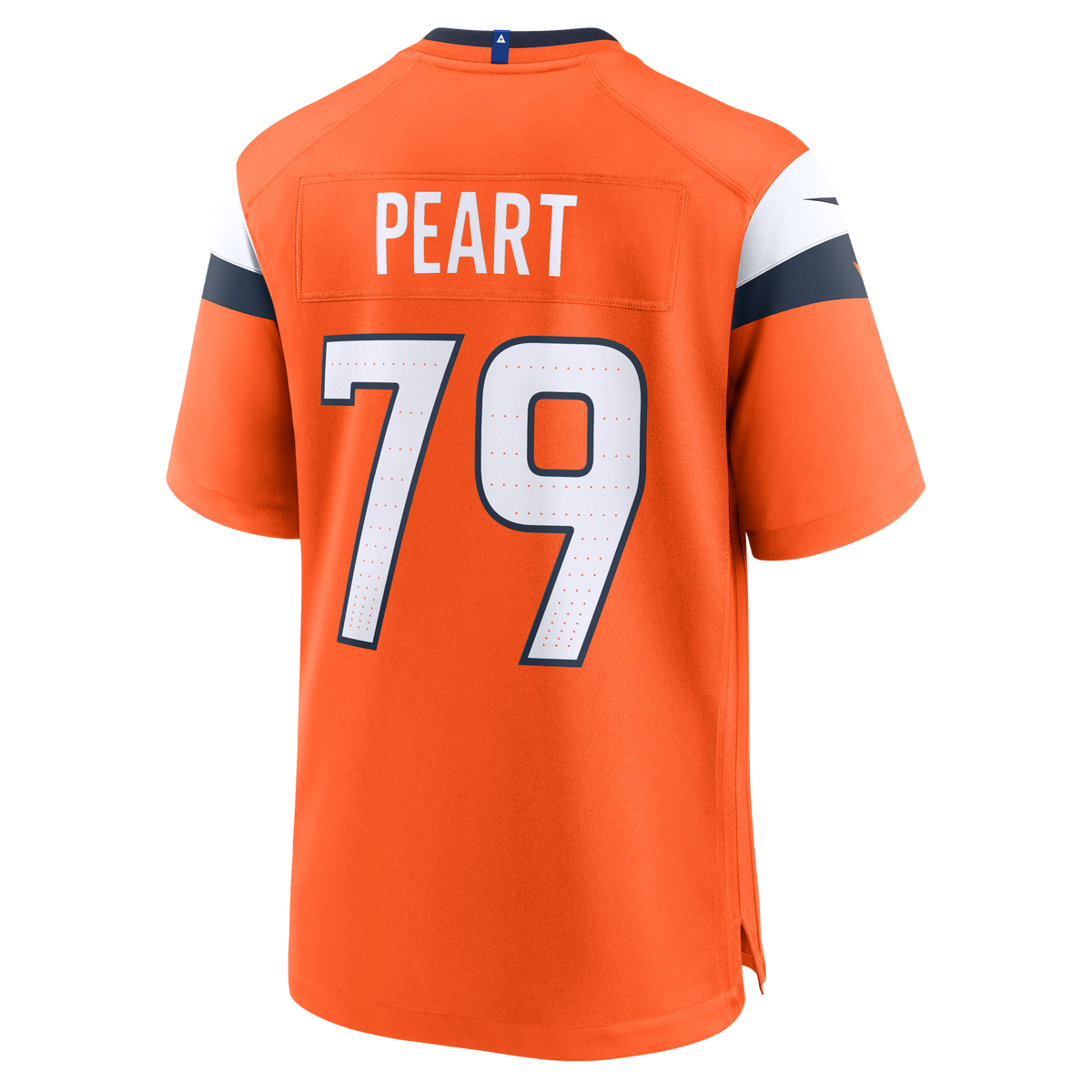 Denver Broncos Matt Peart Nike Orange Team Game Jersey