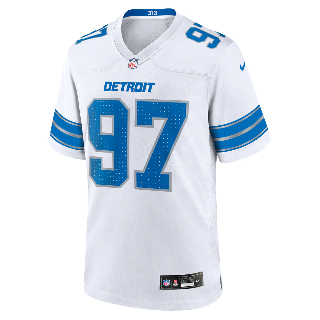 Detroit Lions Aidan Hutchinson Nike Black 2nd Alternate Game Jersey