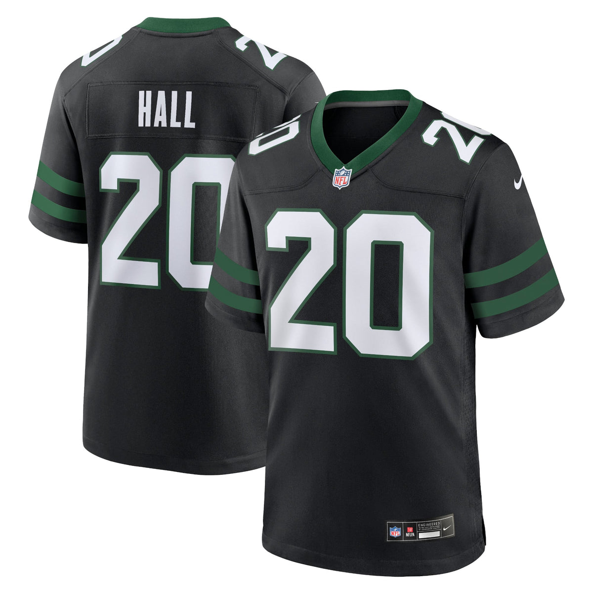 New York Jets Breece Hall Nike Legacy Green Game Jersey