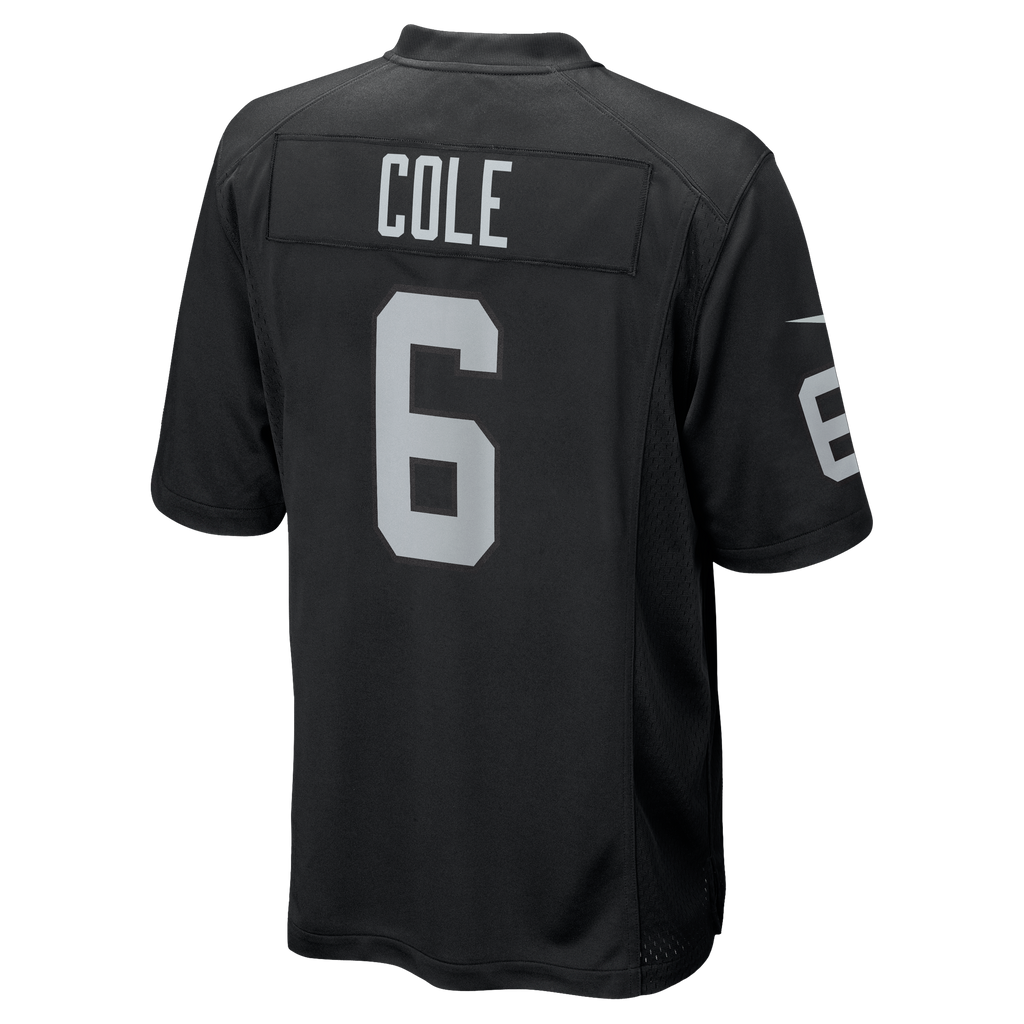 Las Vegas Raiders AJ Cole Nike Black Game Jersey