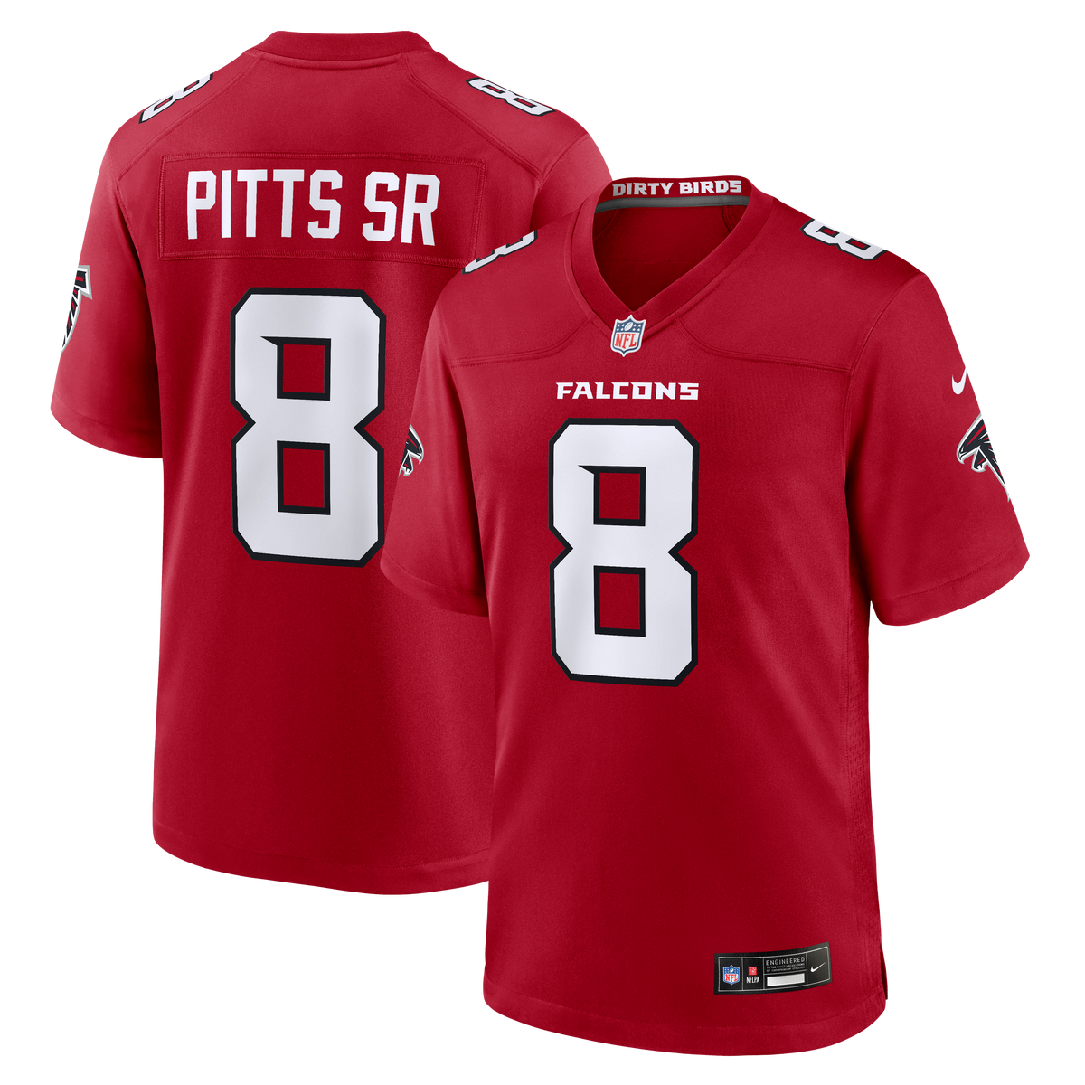 Atlanta Falcons Kyle Pitts Sr. Nike Black Alternate Game Jersey