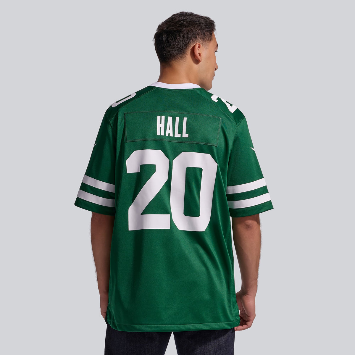 New York Jets Breece Hall Nike Legacy Green Game Jersey