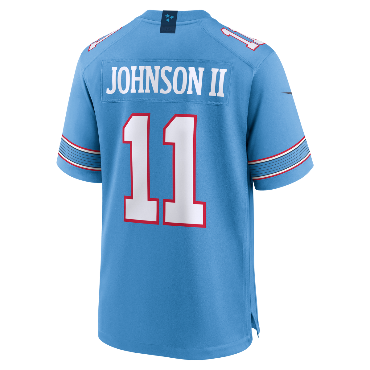 Tennessee Titans Jermaine Johnson II Nike Light Blue Team Game Jersey