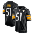 Pittsburgh Steelers Nick Herbig Nike Black Game Jersey